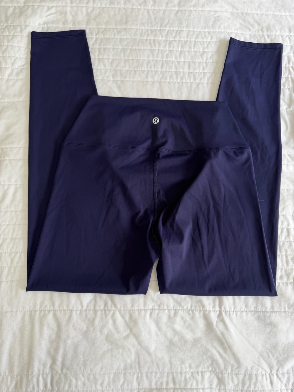 lululemon athletica women’s Navy Leggings with Logo
